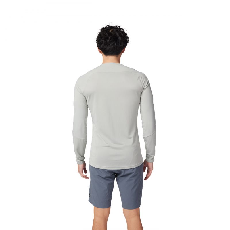 Koszulka Rowerowa Z Długim Rękawem Fox Flexair Ascent Grey Vin
