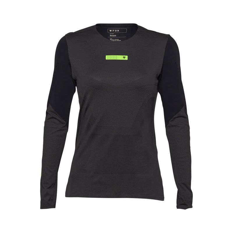Koszulka Rowerowa Z Długim Rękawem Fox Lady Rawtec Black