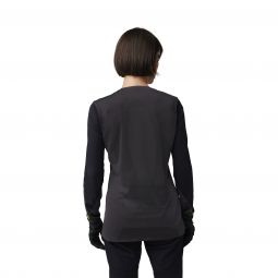 Koszulka Rowerowa Z Długim Rękawem Fox Lady Rawtec Black