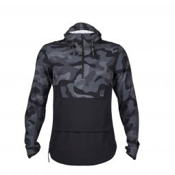 Bluza Rowerowa Z Kapturem Fox Ranger Wind Pullover Black Camo