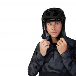 Bluza Rowerowa Z Kapturem Fox Ranger Wind Pullover Black Camo