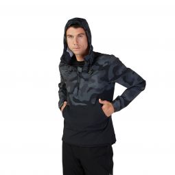 Bluza Rowerowa Z Kapturem Fox Ranger Wind Pullover Black Camo