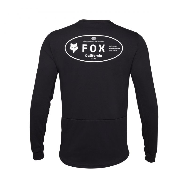 Koszulka Rowerowa Z Długim Rękawem Fox Ranger Dr Md Black