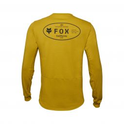 Koszulka Rowerowa Z Długim Rękawem Fox Ranger Dr Md Mustard