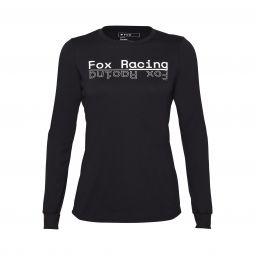 Koszulka Rowerowa Z Długim Rękawem Fox Lady Ranger Dr Md Black