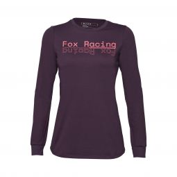 Koszulka Rowerowa Z Długim Rękawem Fox Lady Ranger Dr Md Dark Purple