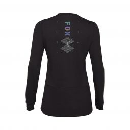 Koszulka Rowerowa Z Długim Rękawem Fox Lady Ranger Dr Md Lunar Black