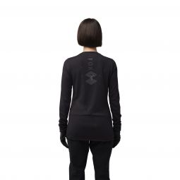 Koszulka Rowerowa Z Długim Rękawem Fox Lady Ranger Dr Md Lunar Black