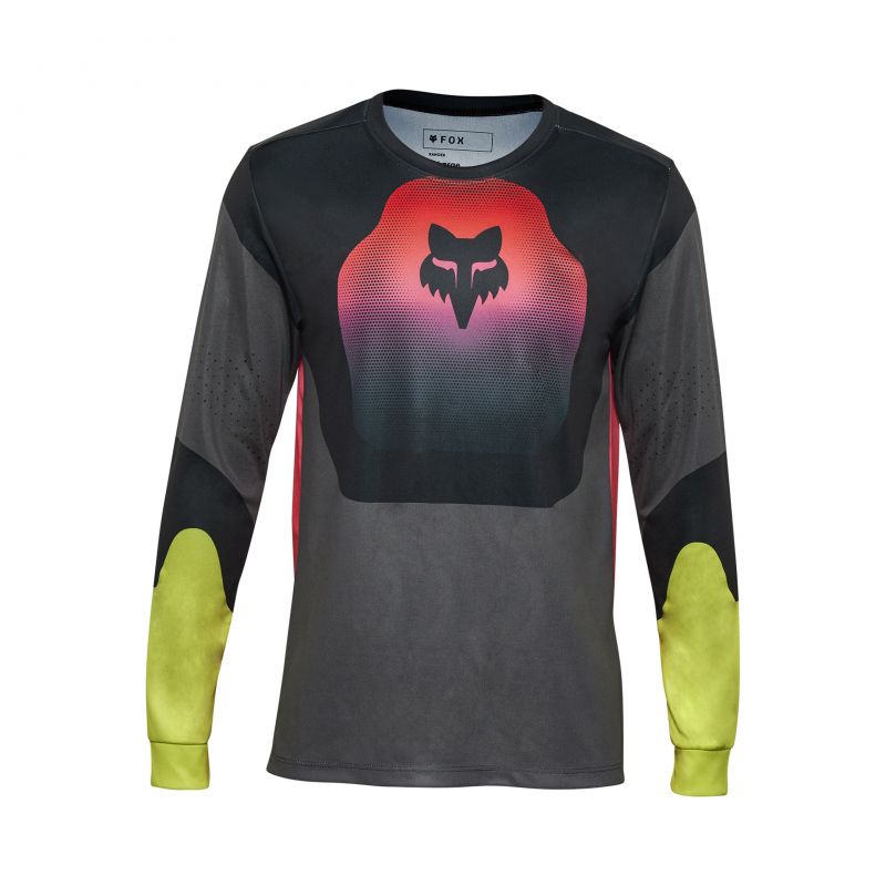 Koszulka Rowerowa Z Długim Rękawem Fox Junior Ranger Revise Black/Pink