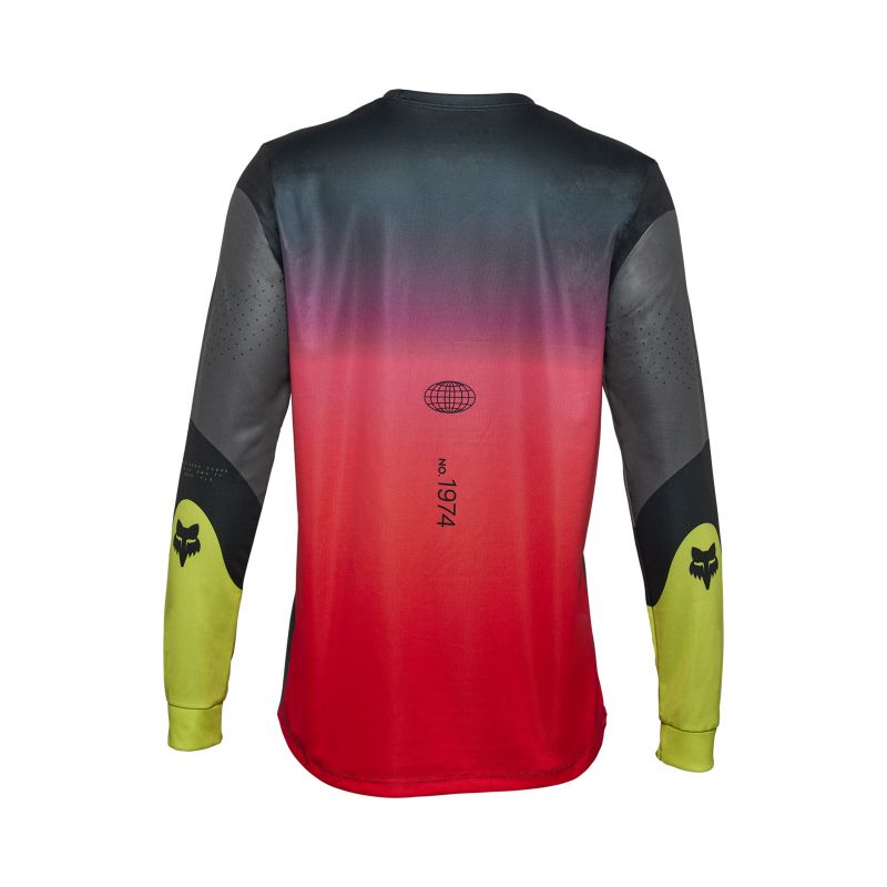 Koszulka Rowerowa Z Długim Rękawem Fox Junior Ranger Revise Black/Pink
