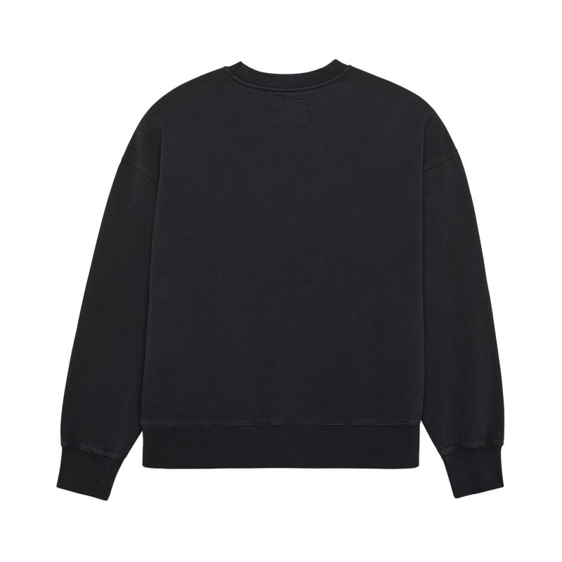 Bluza Fox Wordmark Oversized Fleece Crew Black
