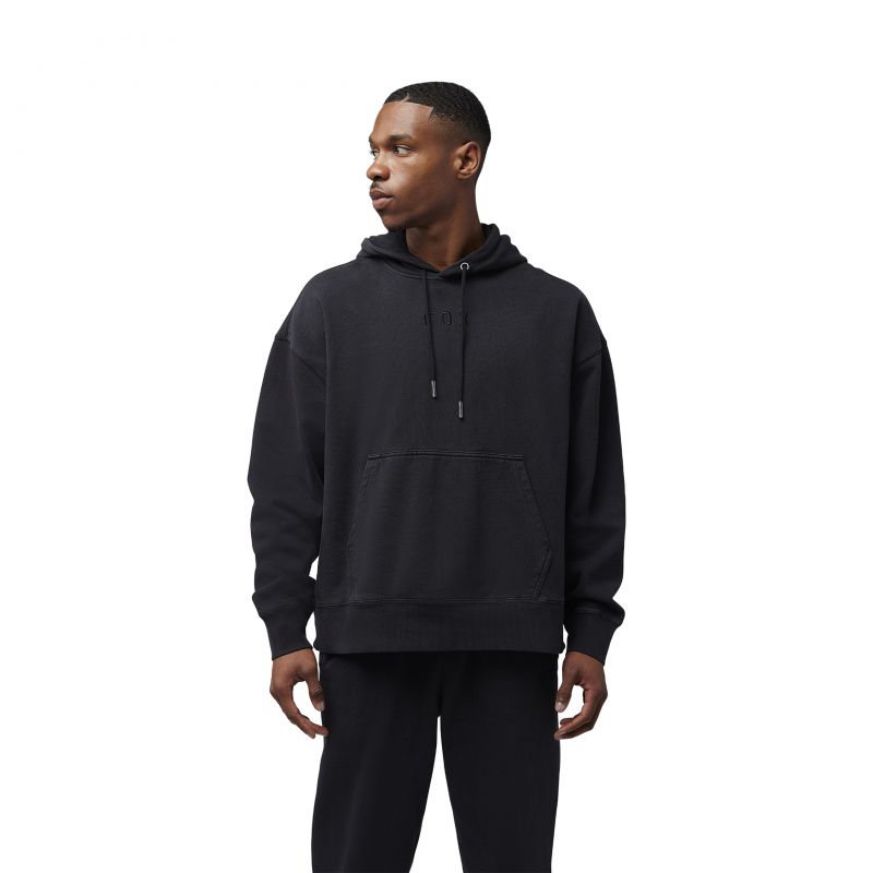 Bluza Z Kapturem Fox Wordmark Oversized Fleece Po Black