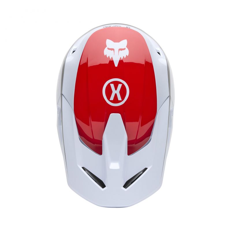 Kask Fox V1 Flow White/Red