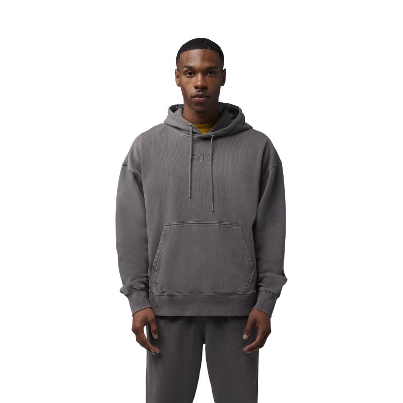 Bluza Z Kapturem Fox Wordmark Oversized Fleece Po Pewter