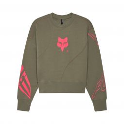 Bluza Fox Lady Crew Elevated Oversized Adobe