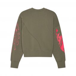 Bluza Fox Lady Crew Elevated Oversized Adobe