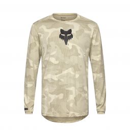 Koszulka Rowerowa Z Długim Rękawem Fox Ranger Tru Dri Cream