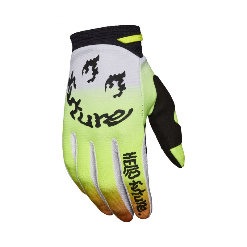 Rękawice Fox 180 Hello Future White/Yellow