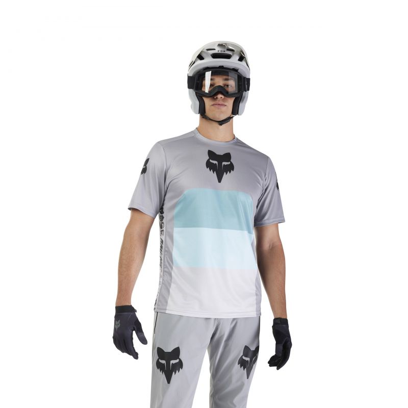 Koszulka Rowerowa Fox Ranger Grid Steel Grey