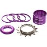 Reverse Single Speed Kit 13T Fioletowy