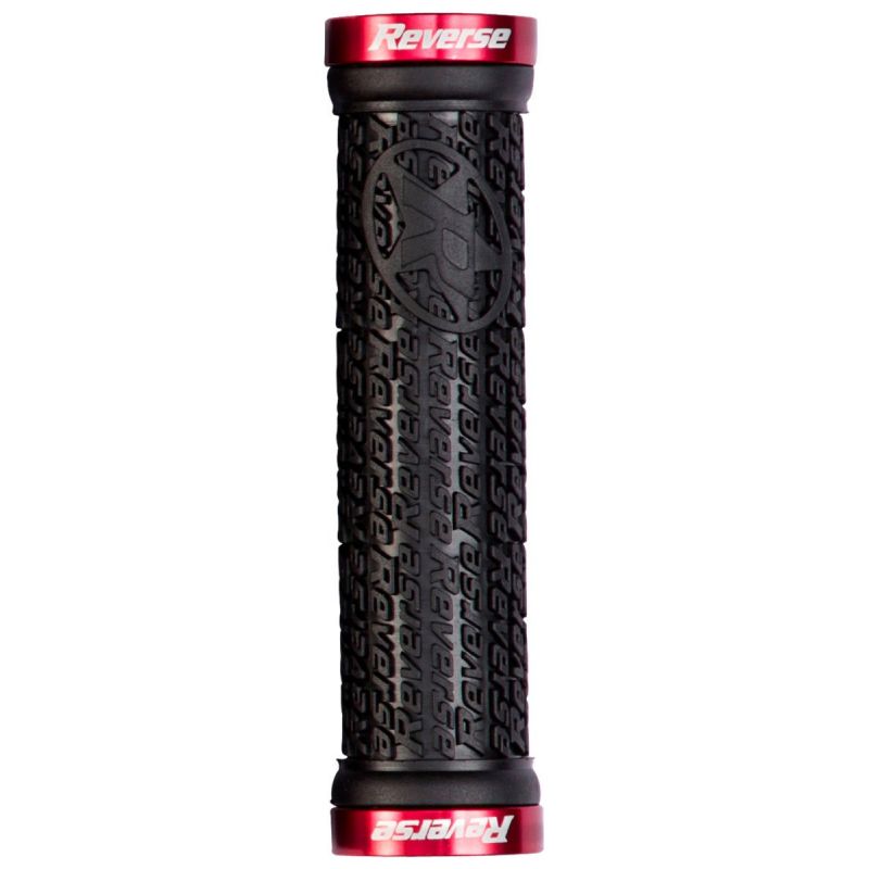 Chwyty Reverse Stamp Czarny/Czerwony