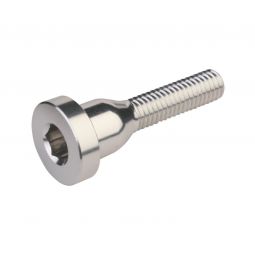 Burgtec Śruba Top Cap Rhodium Silver