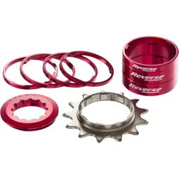 Reverse Single Speed Kit 13T Czerwony