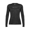 Koszulka Rowerowa Z Długim Rękawem Fox Lady Ranger Tru Dri Black