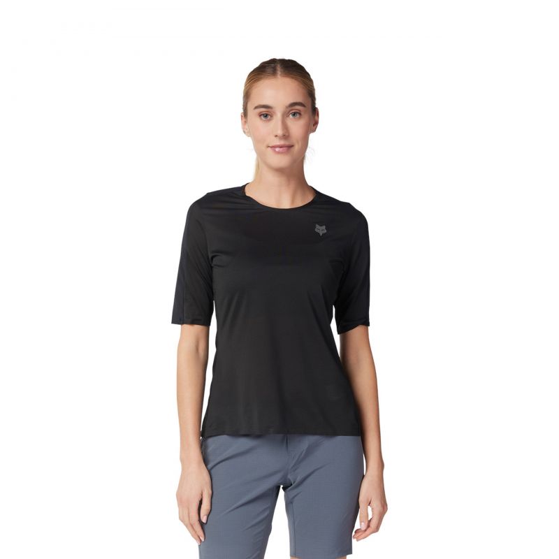 Koszulka Rowerowa Fox Lady Flexair Ascent Black
