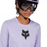 Koszulka Rowerowa Z Długim Rękawem Fox Lady Ranger Head Lilac
