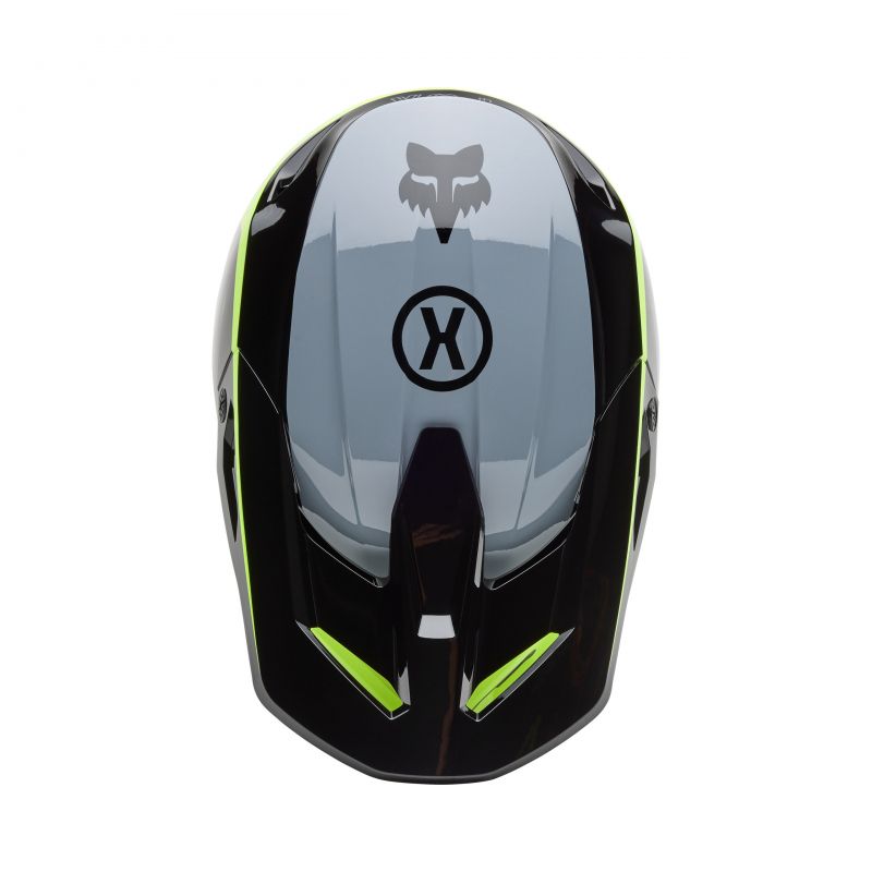 Kask Fox V1 Flow Black/Yellow
