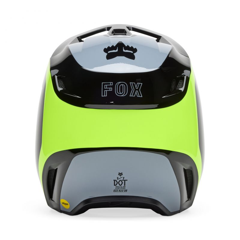 Kask Fox V1 Flow Black/Yellow