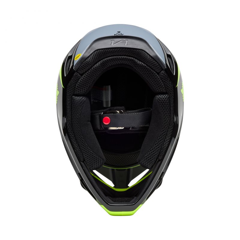 Kask Fox V1 Flow Black/Yellow