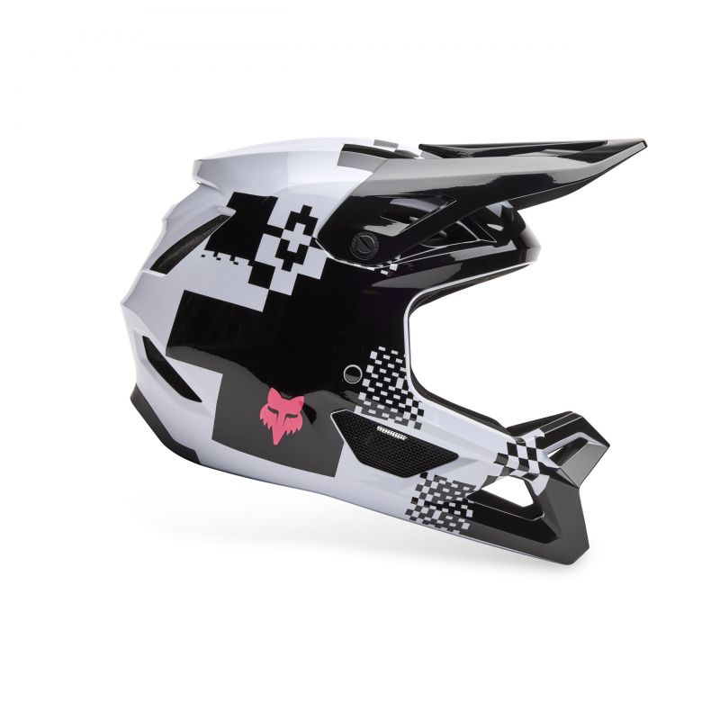 Kask Rowerowy Fox Junior Rampage Digi Img Black/White