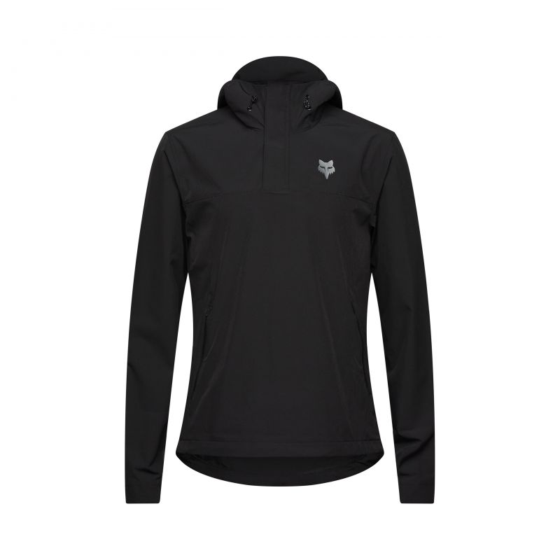 Bluza Rowerowa Z Kapturem Fox Ranger Wind Pullover Black