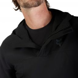 Bluza Rowerowa Z Kapturem Fox Ranger Wind Pullover Black