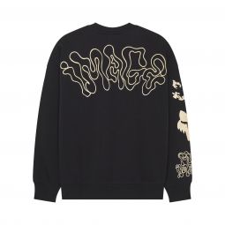 Bluza Fox Hello Future Oversized Crew Black