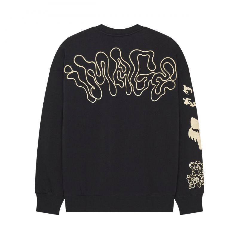 Bluza Fox Hello Future Oversized Crew Black
