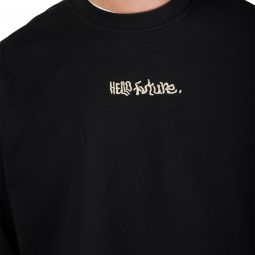 Bluza Fox Hello Future Oversized Crew Black