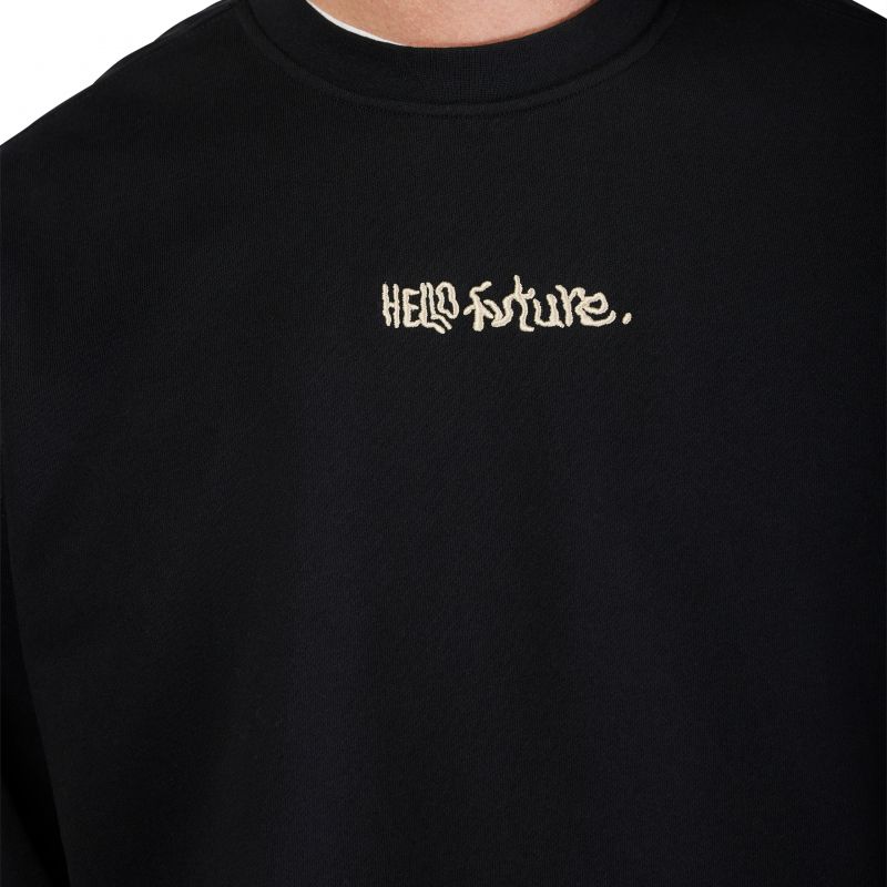 Bluza Fox Hello Future Oversized Crew Black