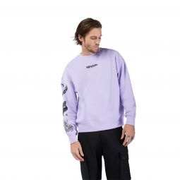 Bluza Fox Hello Future Oversized Crew Lilac