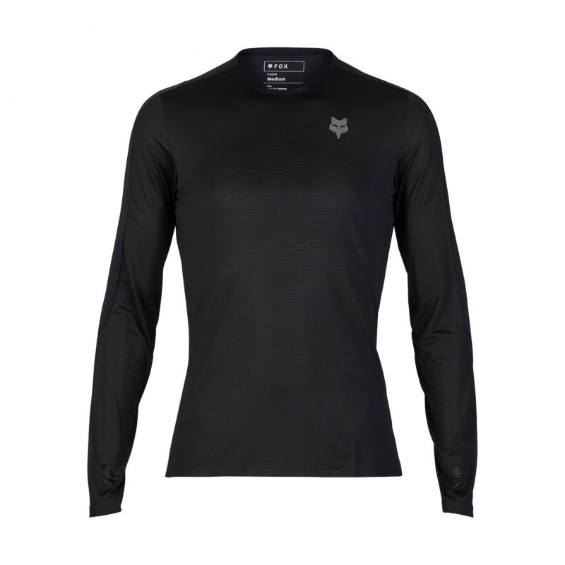Koszulka Rowerowa Z Długim Rękawem Fox Ascent Black