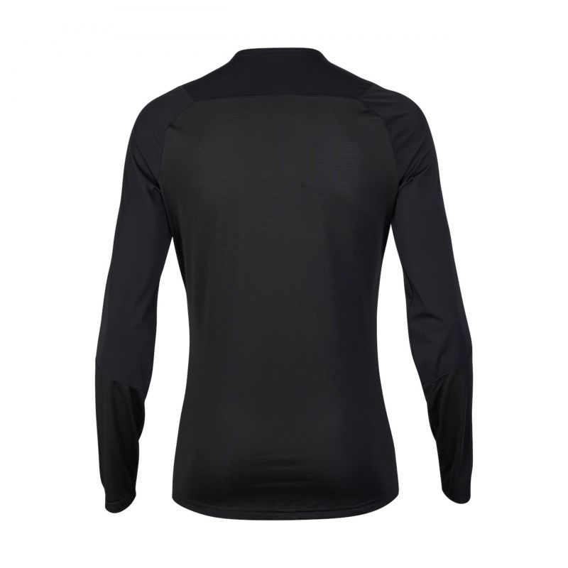 Koszulka Rowerowa Z Długim Rękawem Fox Ascent Black