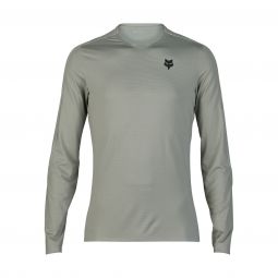 Koszulka Rowerowa Z Długim Rękawem Fox Flexair Ascent Grey Vintage