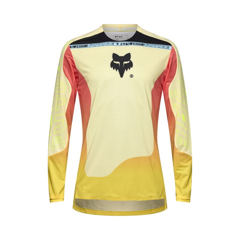 Koszulka Rowerowa Z Długim Rękawem Fox Flexair Elevated Lemonade