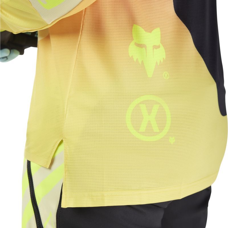 Koszulka Rowerowa Z Długim Rękawem Fox Flexair Elevated Lemonade