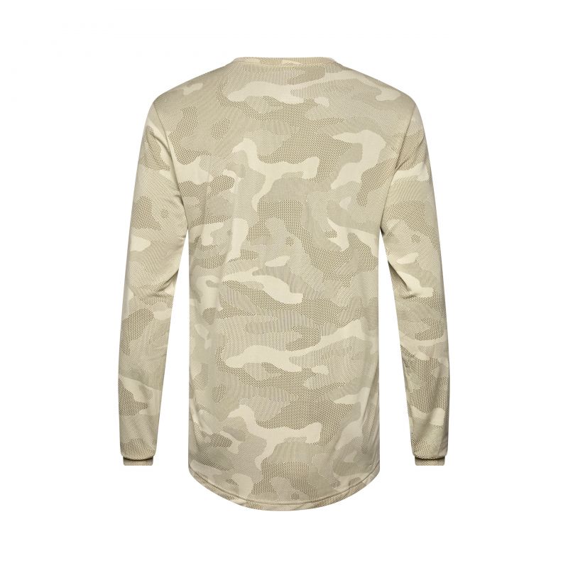 Koszulka Rowerowa Z Długim Rękawem Fox Ranger Tru Dri Cream