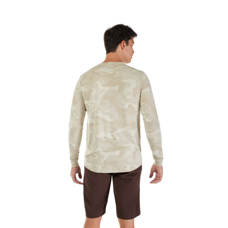 Koszulka Rowerowa Z Długim Rękawem Fox Ranger Tru Dri Cream