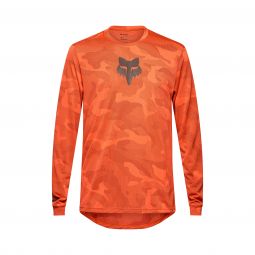 Koszulka Rowerowa Z Długim Rękawem Fox Ranger Tru Dri Blood Orange