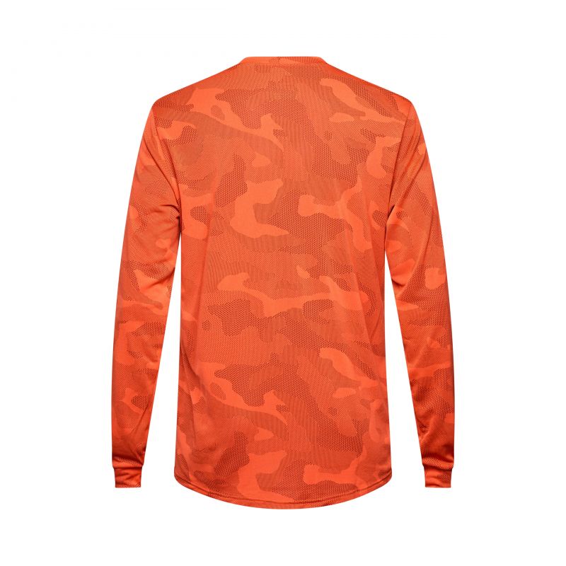 Koszulka Rowerowa Z Długim Rękawem Fox Ranger Tru Dri Blood Orange